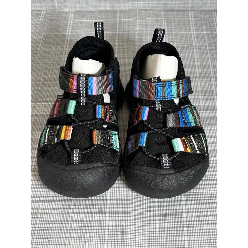 KEEN Kids Newport H2 Sandals Kid/Baby US 6 Black Multi Water Shoes NWOB - Picture 4 of 7